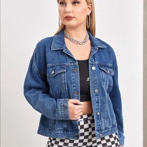 Button up denim jacket